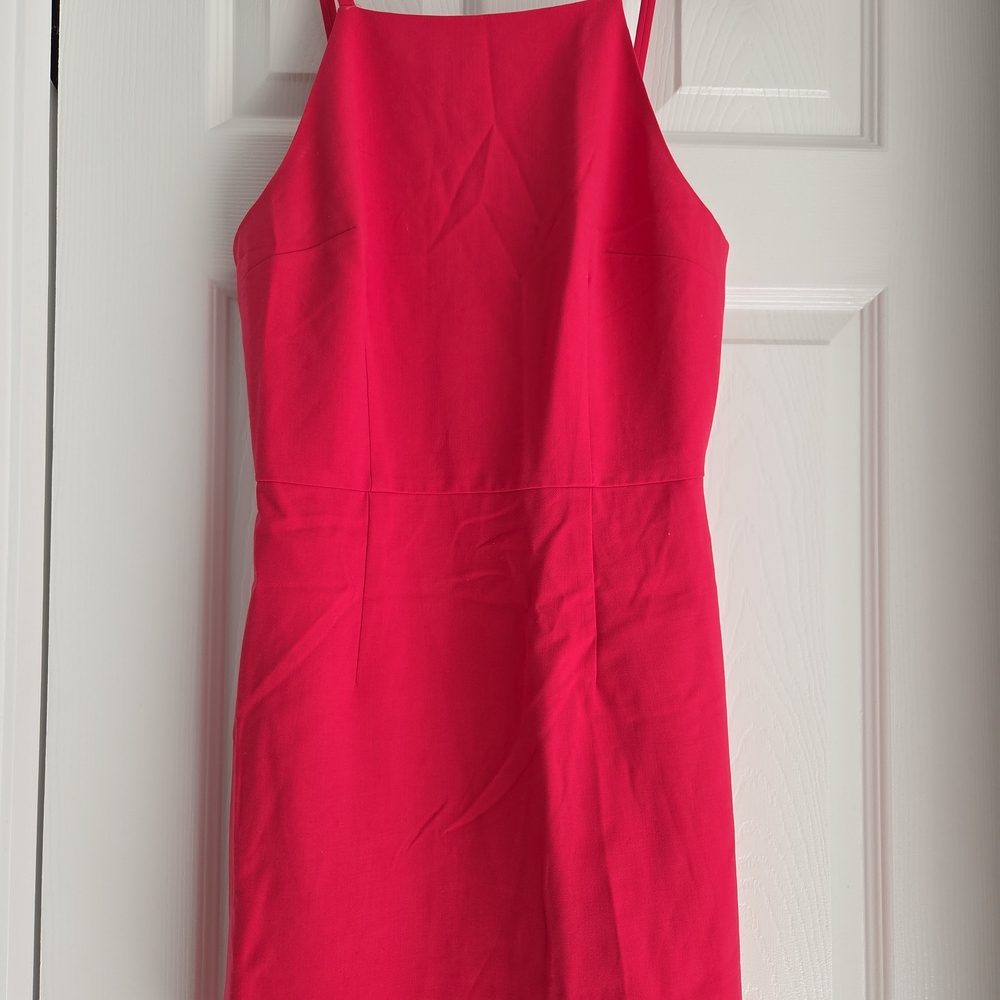 French Connection Strapless Fuchsia Dress